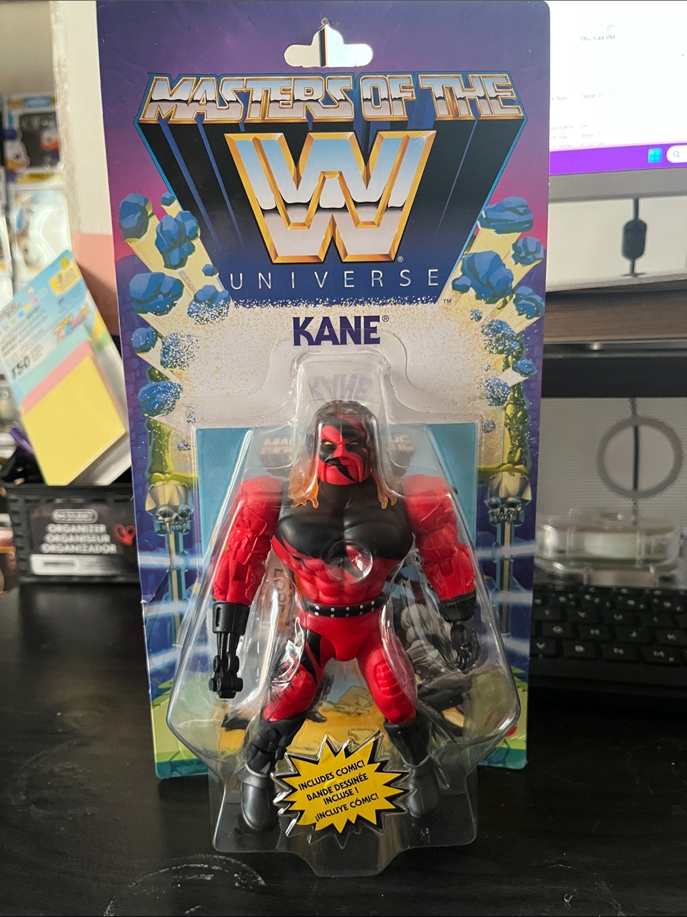WWE Masters of the Universe Kane Action Figure - Red, Black